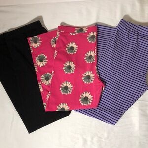 Girls Leggings Bundle, 3 pair, Various Brands, NW and NWOT, 14/16, XL and XXL